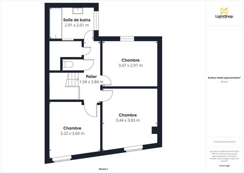 Maison - 98 m² - 6 pièces