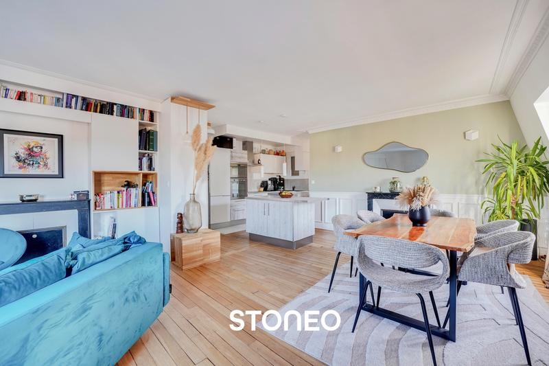 Appartement ancien - 76 m² - 3 pièces