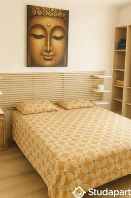 Chambre - 12 m² - 1 pièce