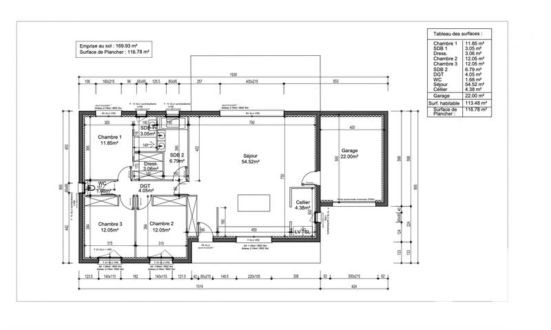 Maison - 113 m² - 4 pièces