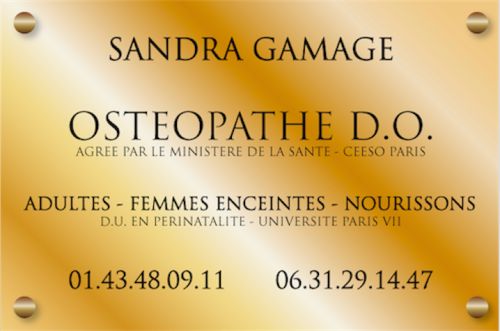 Sandra Gamage Osteopathe D.0.