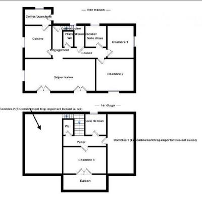 Maison - 102 m² - 4 pièces