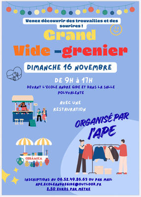 Vide grenier andré gides