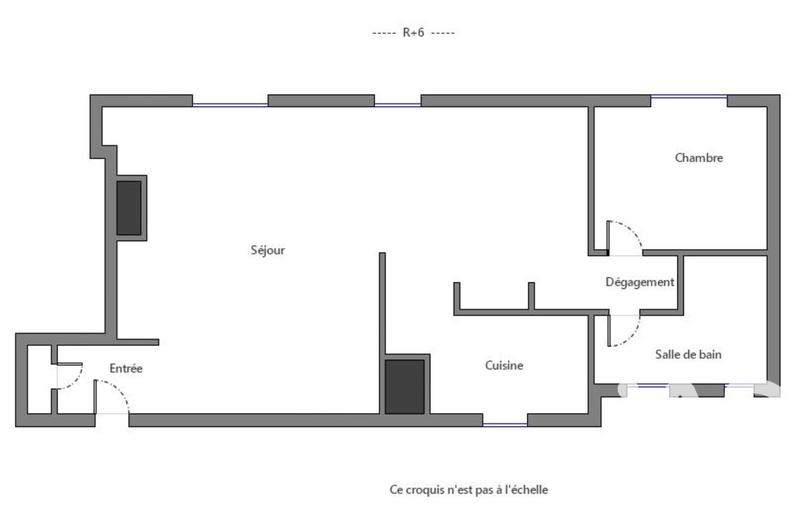 Appartement - 49 m² - 2 pièces