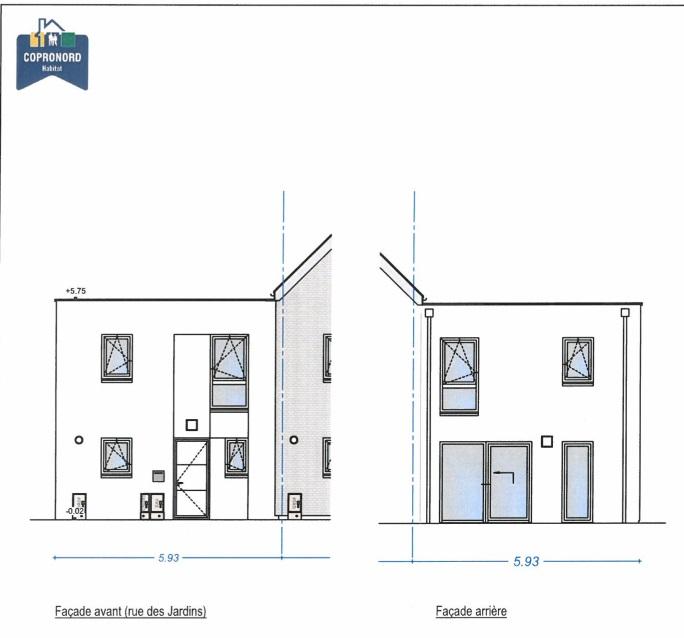 Maison - 75 m² - 3 pièces