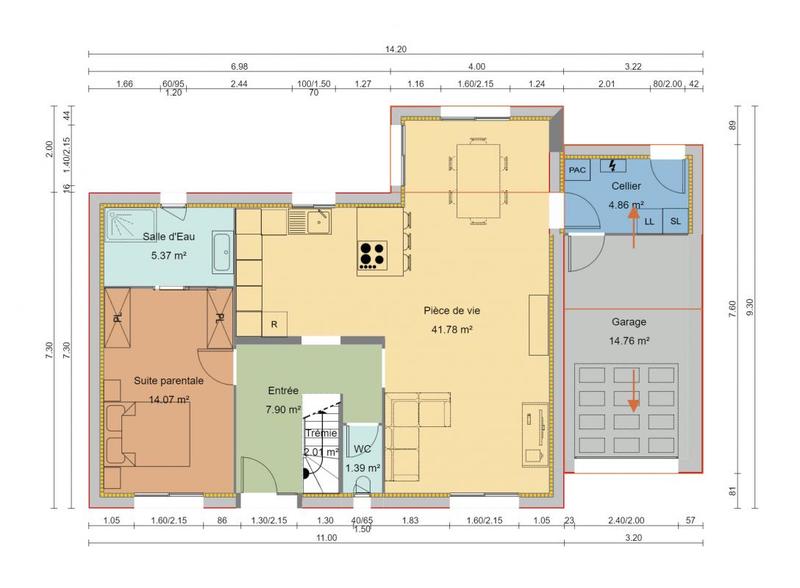 Maison - 120 m² - 5 pièces