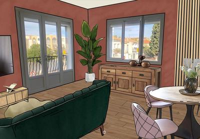 Appartement - 65 m² - 3 pièces