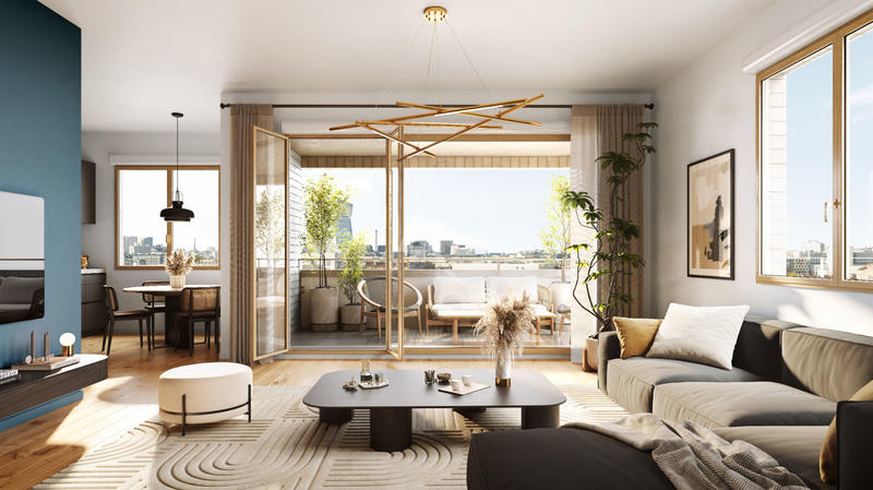 Appartement - 65 m² - 3 pièces