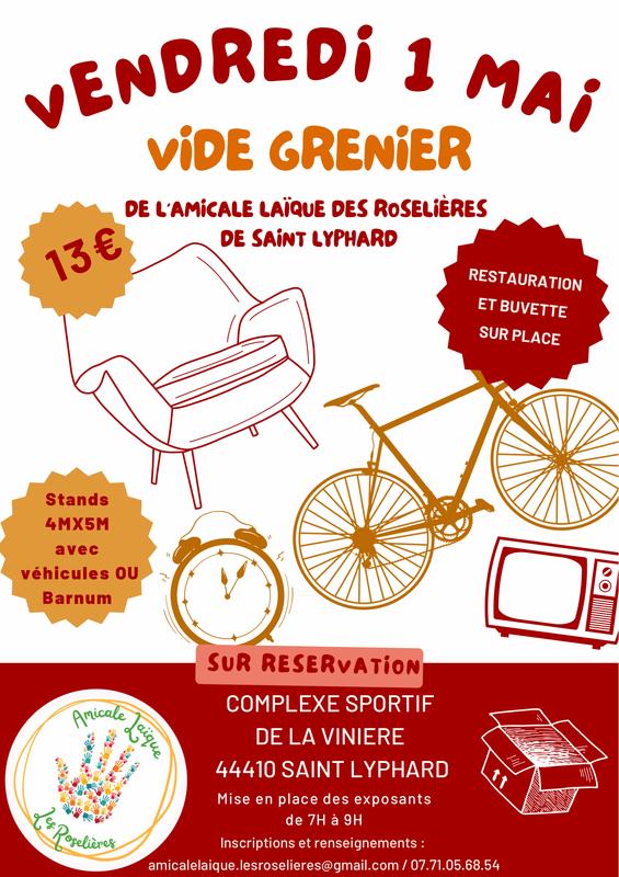 Vide grenier les roselières