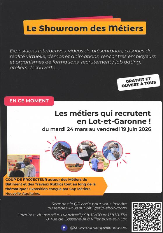 Le Showroom des Métiers : Cap Métiers Tour Agroalimentaire à l'Agropôle d'Agen