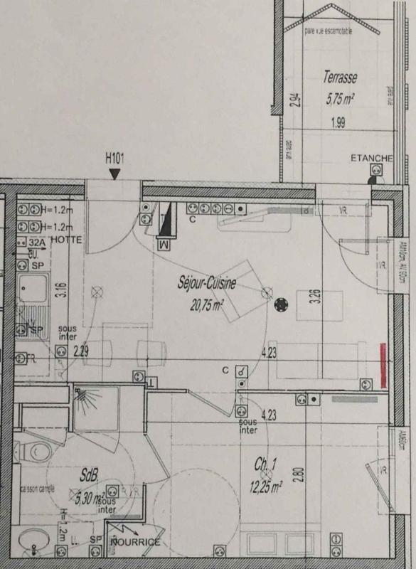 Appartement - 38 m² - 2 pièces