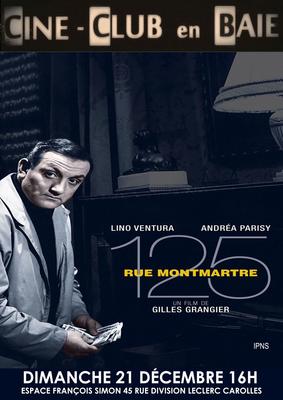 Ciné-club en baie : &quot;125 rue Montmartre&quot;, de Gilles Grangier