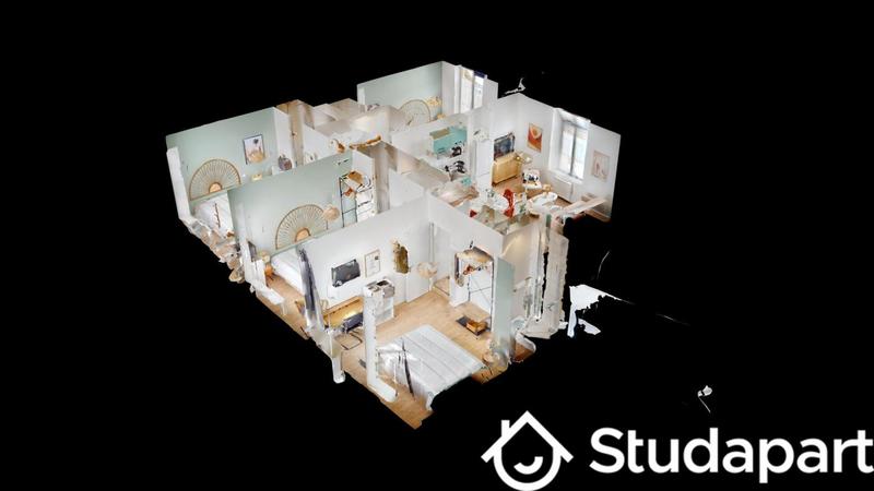 Chambre - 12 m² - 1 pièce