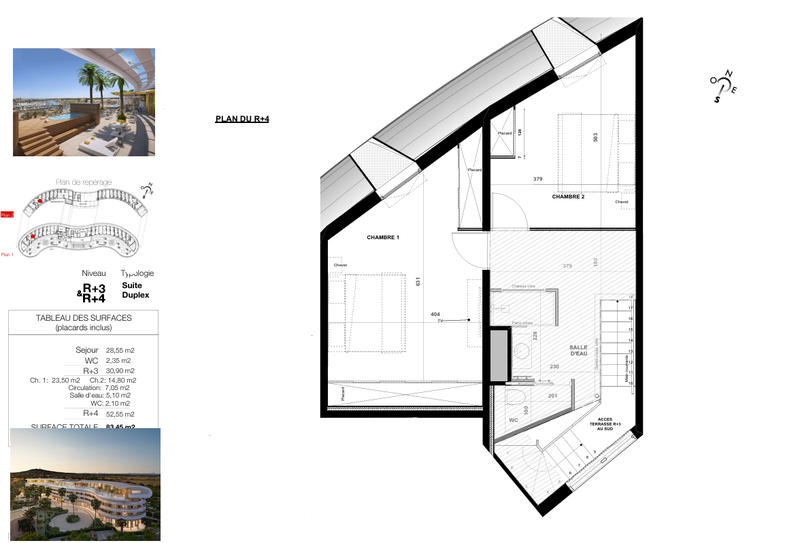 Appartement - 83 m² - 3 pièces