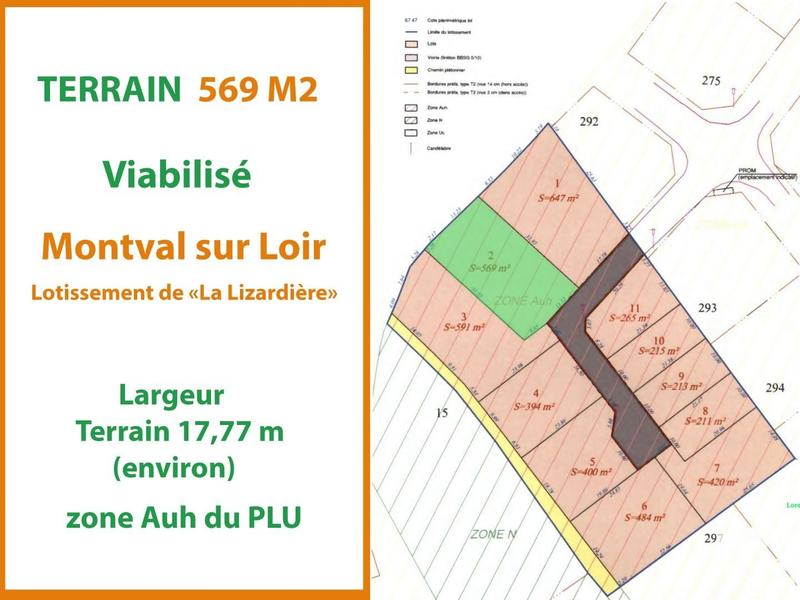 Terrain - 569 m²