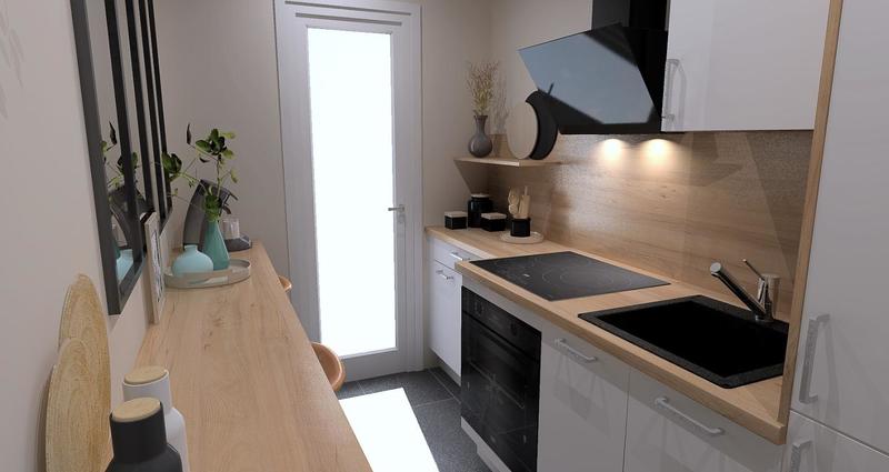 Appartement - 56 m² - 3 pièces