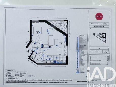 Appartement - 46 m² - 2 pièces