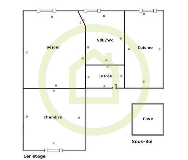 Appartement - 43 m² - 2 pièces