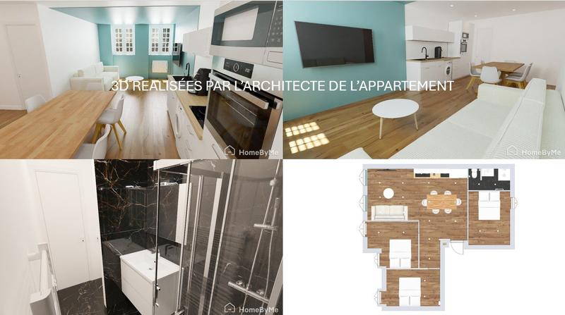 Appartement - 70 m² - 4 pièces