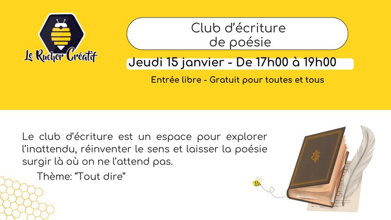 Club d'Ecriture de Poésie