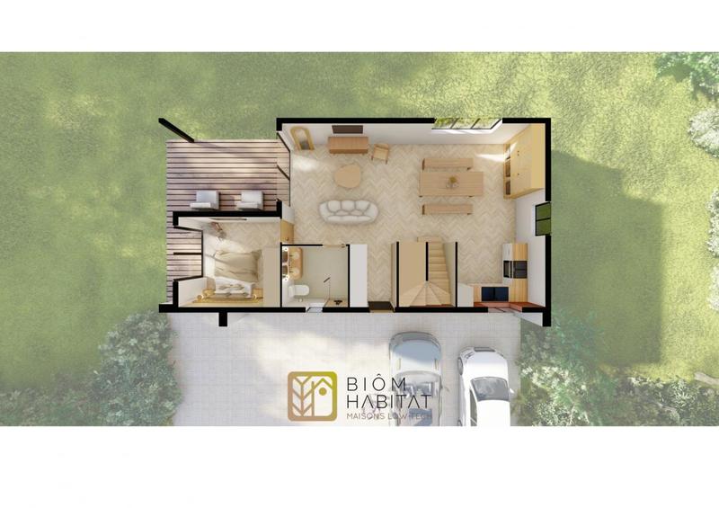 Maison - 93 m² - 4 pièces