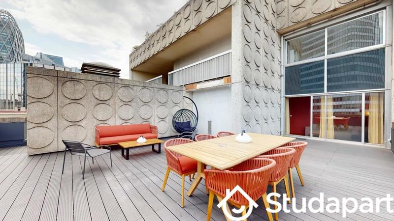 Chambre - 9 m² - 1 pièce