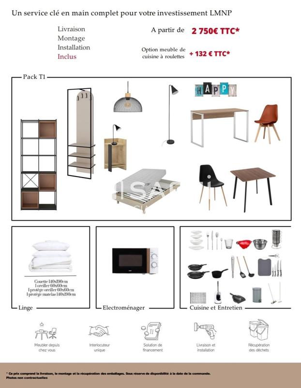 Appartement - 18 m² - 1 pièce