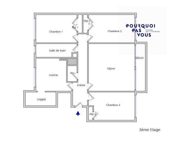 Appartement - 70 m² - 4 pièces