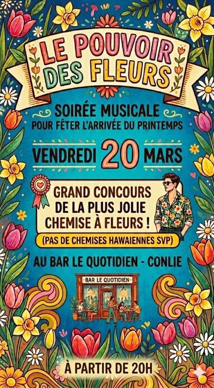 Soirée musicale "Le pouvoir des fleurs"