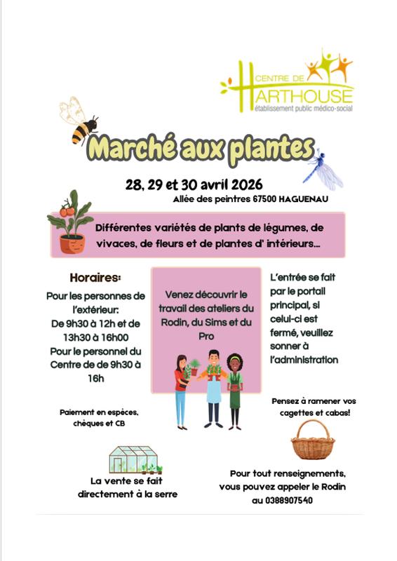 Marché aux plantes