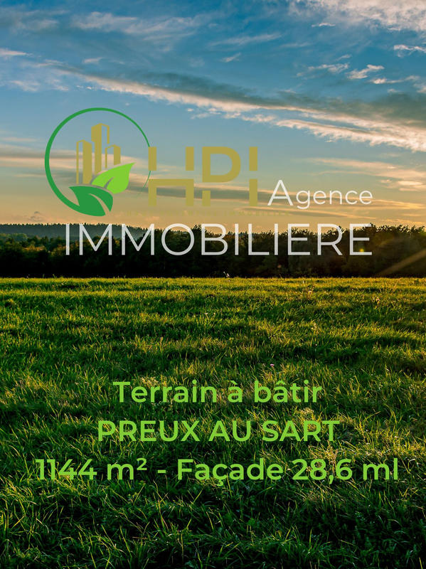 Terrain - 1 144 m²