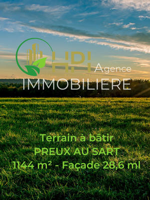 Terrain - 1 144 m²
