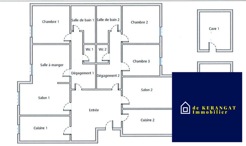 Appartement - 140 m² - 5 pièces