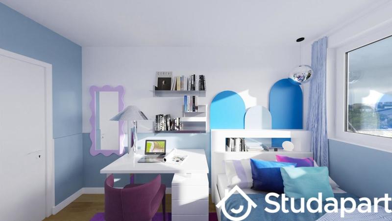 Chambre - 10 m² - 1 pièce