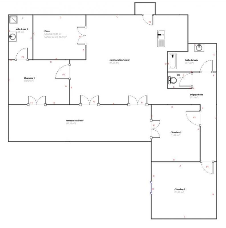 Maison - 122 m² - 4 pièces