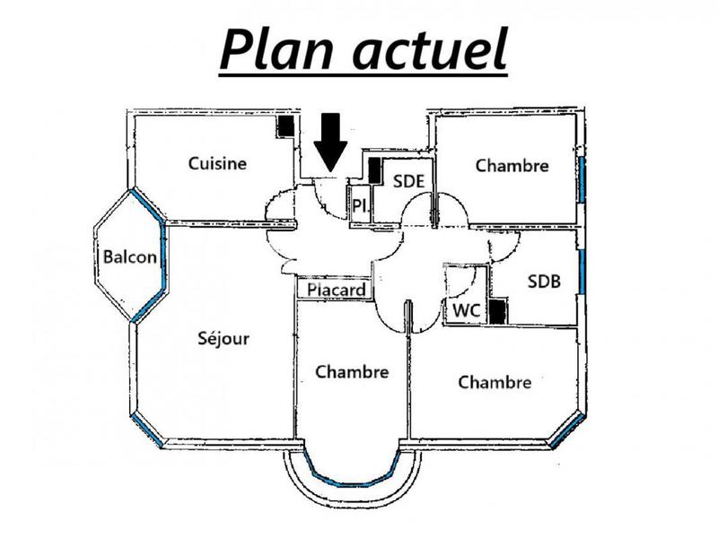Appartement - 95 m² - 5 pièces