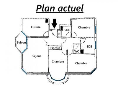 Appartement - 95 m² - 5 pièces