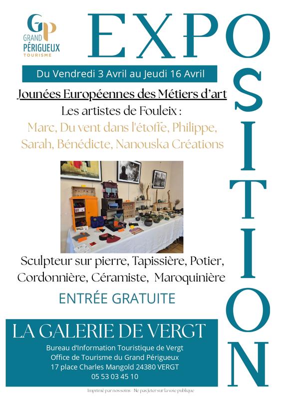 Exposition Journées Européennes des Métiers d'art