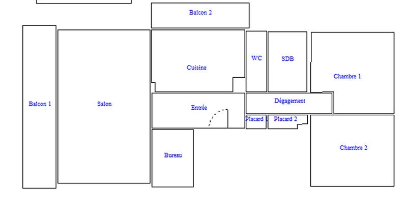 Appartement - 81 m² - 4 pièces