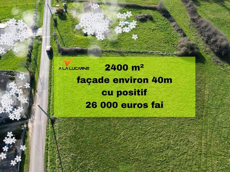 Terrain constructible - 2 403 m²