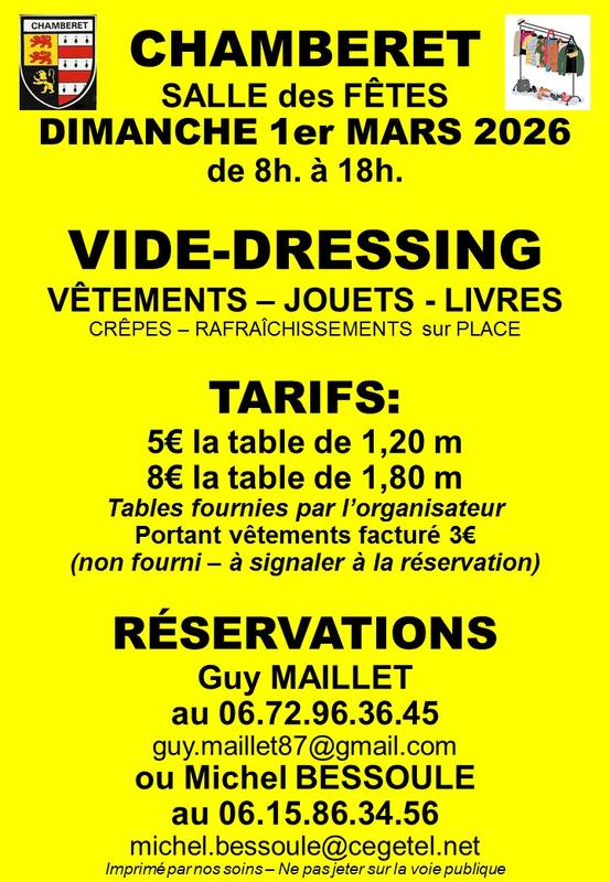 Vide-dressing