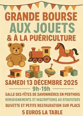 Grande bourse aux jouets et à la puériculture