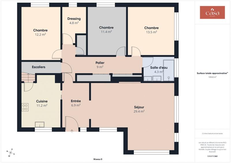 Maison - 170 m² - 6 pièces