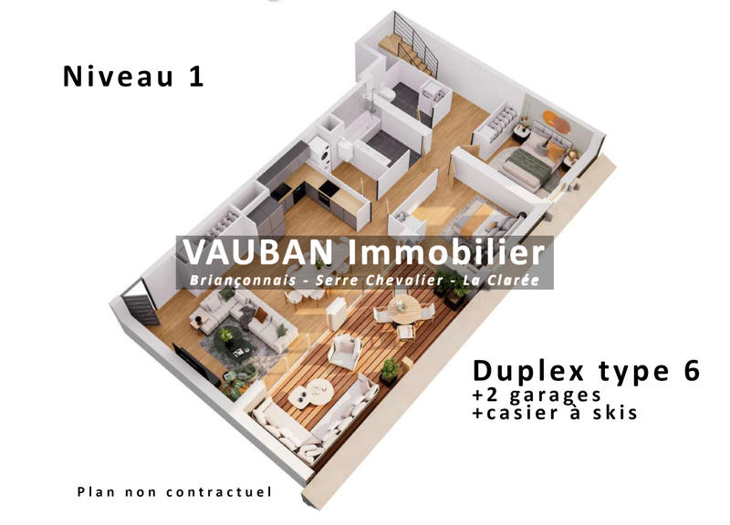 Appartement - 169 m² - 6 pièces