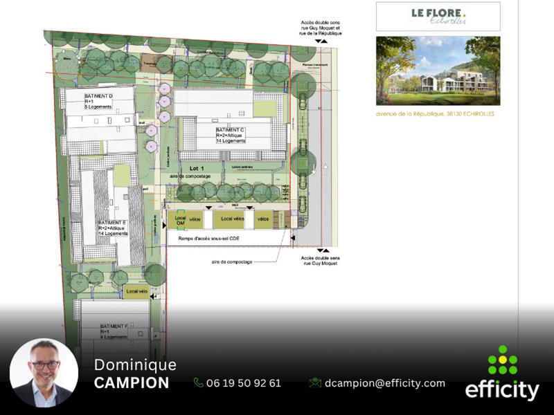 Appartement - 47 m² - 2 pièces