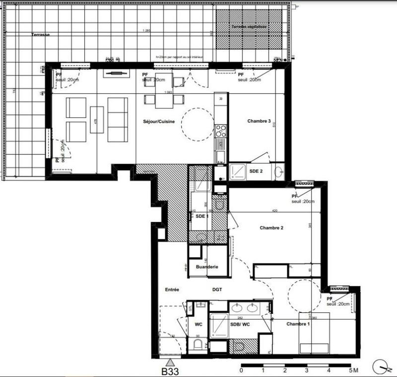 Appartement - 109 m² - 4 pièces