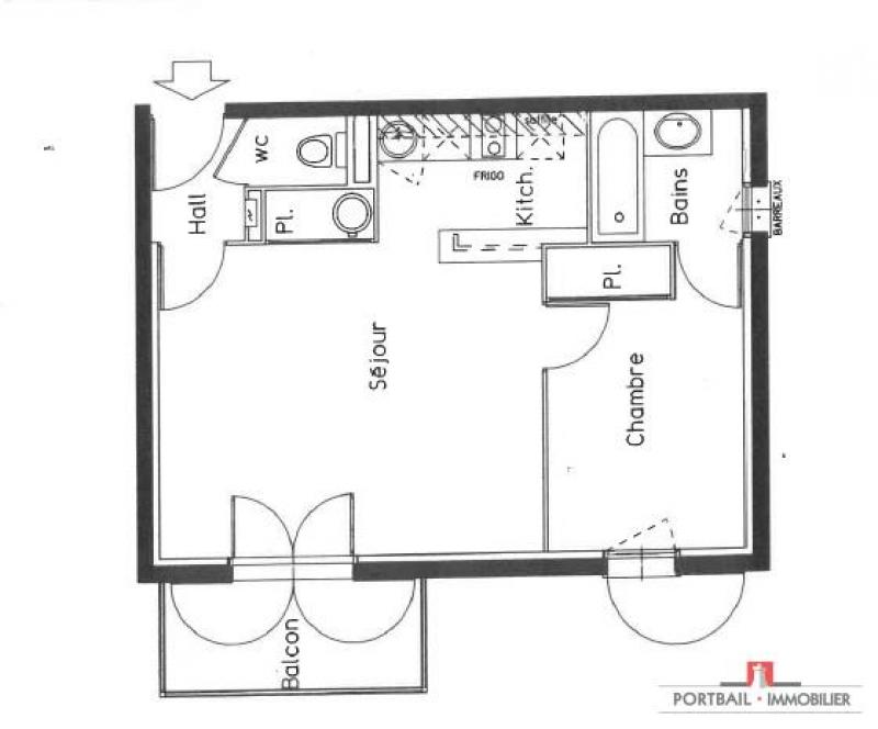 Appartement - 42 m² - 2 pièces