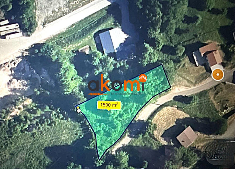 Terrain - 1 500 m²