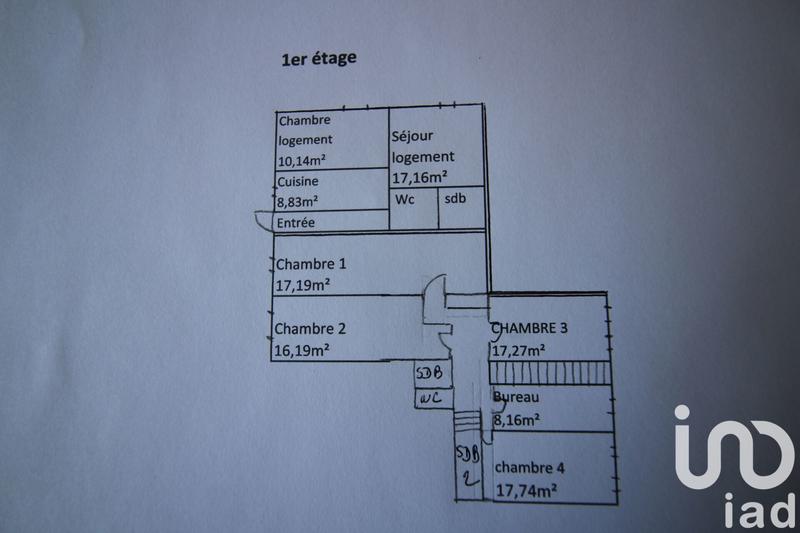 Immeuble - 292 m² - 11 pièces