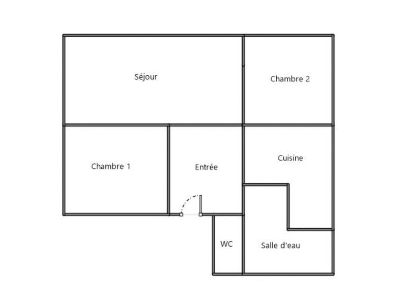 Appartement - 55 m² - 3 pièces